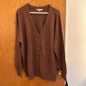 Madewell merino blend boyfriend cardigan